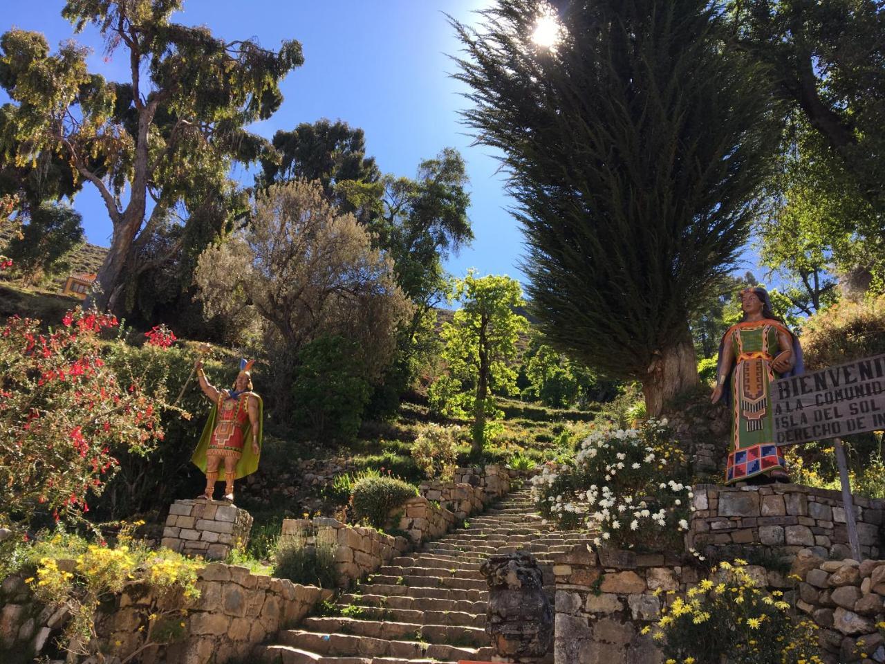 Hostal Palacio Del Inca Comunidad Yumani Exteriör bild